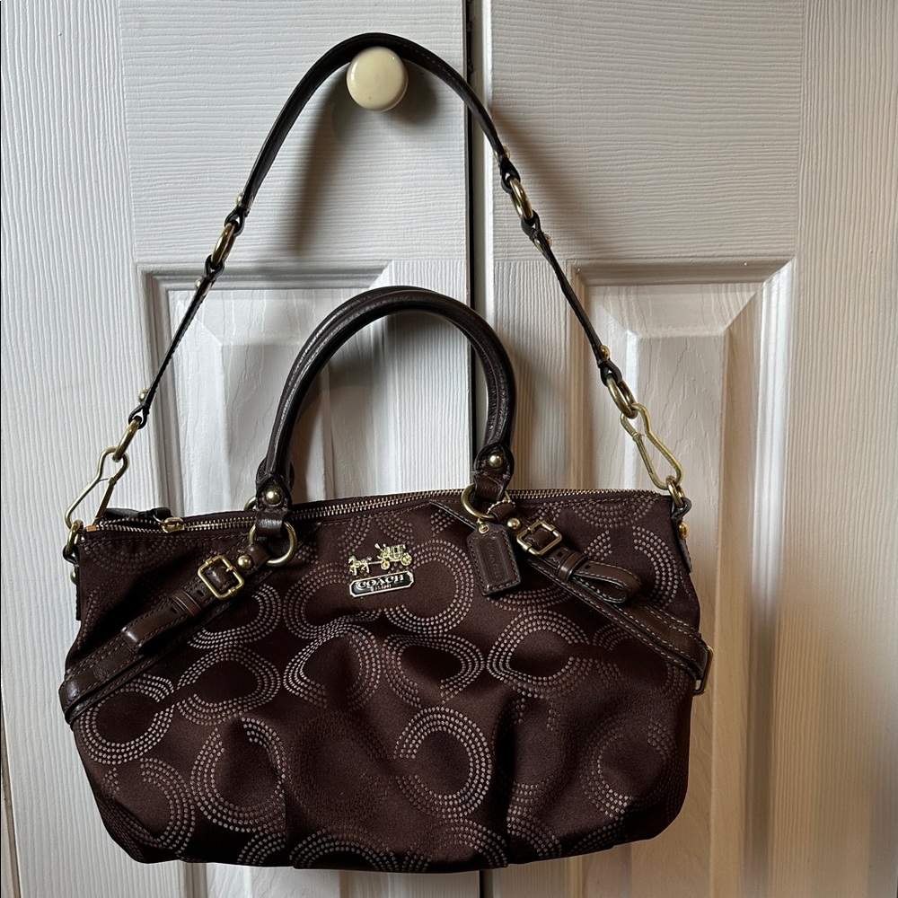 Coach Dark Brown Shoulder Bag